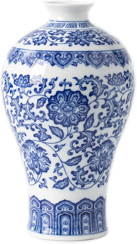 Vaso blu bianco - vaso,