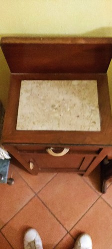 Coppia comodini legno noce - coppia,