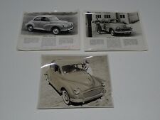 MORRIS MINOR 1000 3 FOTOGRAFIE ORIGINALI D'EPOCA (47)