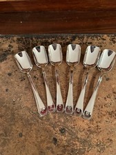 servizio posate vintage sei palette da gelato acciaio 18/C inoxpran S.S.LAZIO