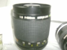 obiettivo SEIMAR catadriottico 1:8 F=500 mm per macchina fotografica analogica, 