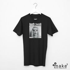 T-shirt Cicciolina (trash ilona staller just cavalli tshirt bianca nero cotone)