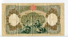 Banconota 5000 Lire Regine del Mare Repubbliche Marinare 10 Febbraio 1949