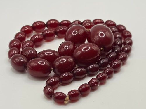 Collana perle bachelite - in,