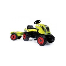 4890364 Smoby Trattore a Pedali Smoby Claas Pedal Ride on Tractor Giallo