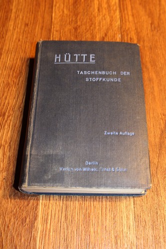 Hütte taschenbuch der - hütte,