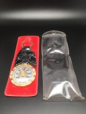 TERMOMETRO PORTACHIAVI PORTA CHIAVE ANNI 60 70 LOGO BADGE AUTO EPOCA STORICHE