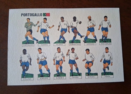 Cartolina calcio mondiali 1966 - cartolina,