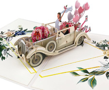 Biglietto Pop-Up Con Auto per