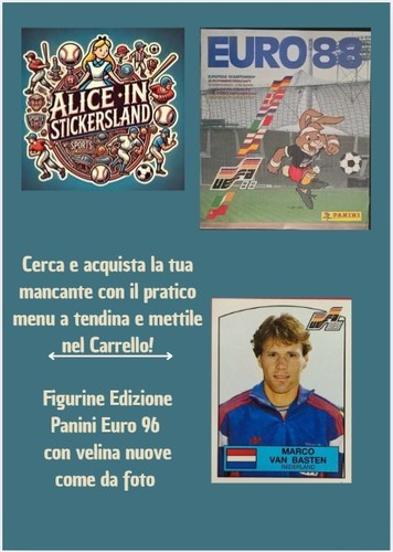 Panini euro 1988 uefa - panini, 88