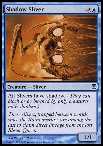 Mtg shadow sliver - shadow,