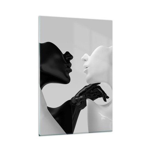 Quadro vetro 80x120cm nero - vetro,