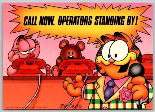 Garfield cat chiama ora - -,
