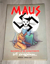 Art Spiegelman "MAUS - RACCONTO DI UN SOPRAVVISSUTO" Rizzoli - Milano Libri 1ªEd