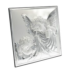 Quadro Angeli in miro-silver L.700