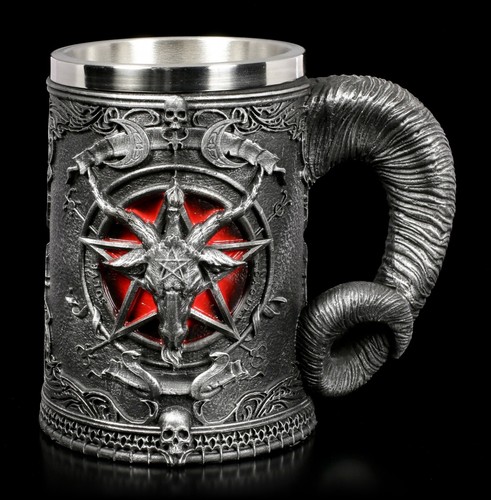 Krug baphomet con pentacolo - krug,