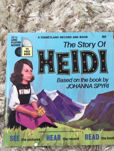 Heidi book and 3 - 3, 1/3