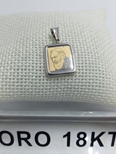 Medaglia in oro bianco 750 18