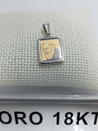 Medaglia oro bianco 750 18 - 750,