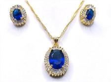 Brillante Blu Zirconia Cubica