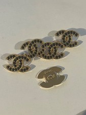 Boutons chanel vintage logo - vintage,