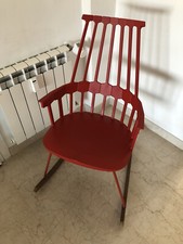 KARTELL COMBACK SEDIA A DONDOLO ROSSA
