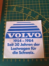 ADESIVO VINTAGE STICKER Kleber Volvo 1954 1984 Seit 30 Jahren Der Lastwagen Fur