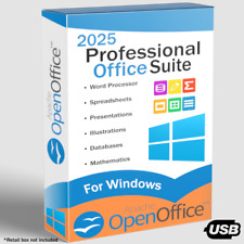 Suite Software Open Office per Windows USB Elaborazione Testi Casa Studenti Business