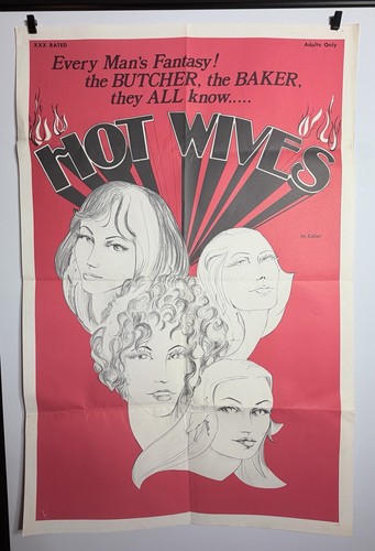 Hot wives locandina originale - locandina,