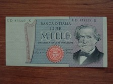 Repubblica Italiana Banconota Da 1000 Lire Verdi Secondo Tipo Q/FDS