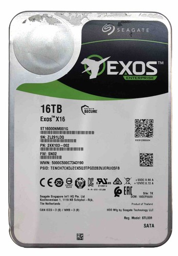 Seagate exos enterprise x16 - seagate,