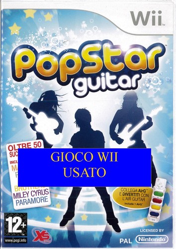 Popstar guitar gioco wii - popstar,