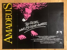 Amadeus Oscar Winner Awards UK Quad30"x 40") Folded Cinema Poster Cult 1984