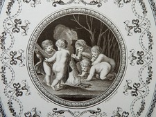 1785 BARTOLOZZI - Inverno Fuoco - CIPRIANI - PERGOLESI ORIGINALE ANTICA