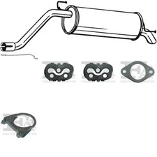 Kit di scarico BOSAL per FIAT