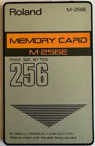 Targetas vintage roland memory - vintage,