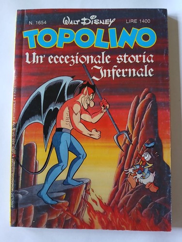 Fumetto topolino 1654 - topolino, n.
