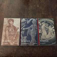 LE TRAGEDIE - EURIPIDE - 3 VOLUMI  COMPLETA - I CLASSICI COLLEZIONE - MONDADORI