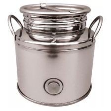 CONTENITORE INOX PER OLIO