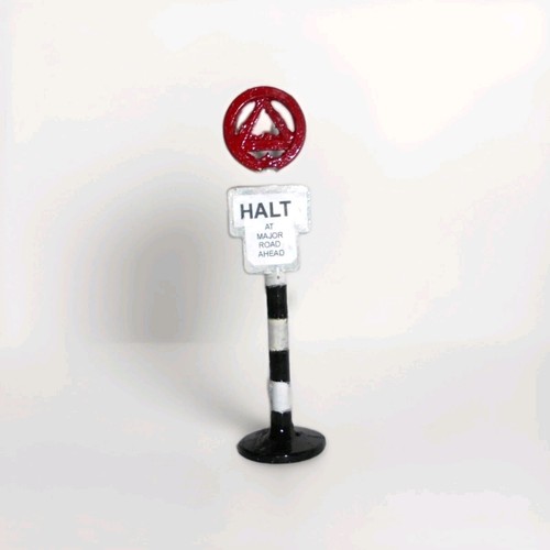 Bhl toys halt road sign - bhl,