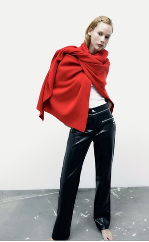 Zara zippered faux leather - zippered,