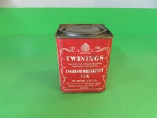 VINTAGE Scatola di latta Twinings English Breakfast Tea