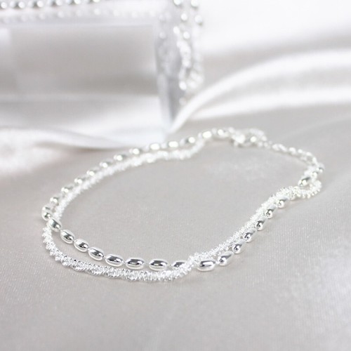 Bracciale argentato