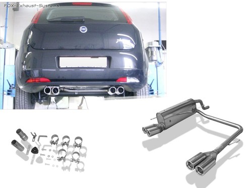 Duplex scarico sportivo - scarico, fiat