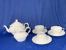 RICHARD GINORI-PORCELLANA BIANCA MODELLO VECCHIO GINORI- SET DA TE