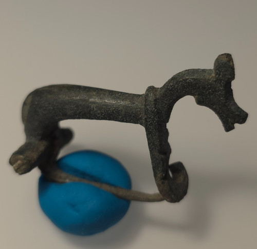 Spilla fibula zoomorfa romana - spilla,
