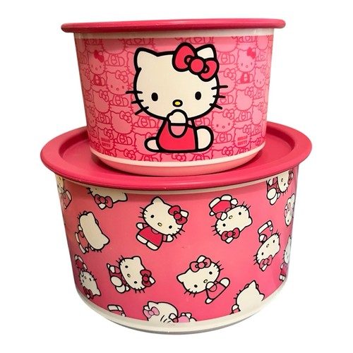 Hello kitty tupperware set - set, di