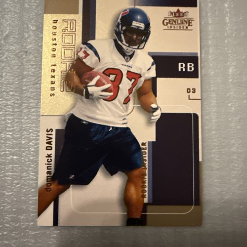 Domanick davis 2003 fleer - davis, rc