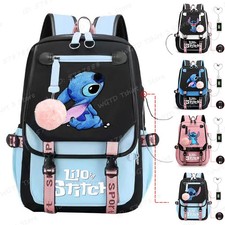 Zaino  Lilo & Stitch Scuola Viaggio Bambini Ragazzi Grande Capacità