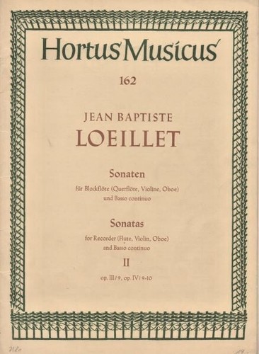 Loeillet 3 sonate per - loeillet,